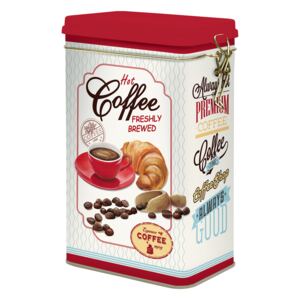 Easy Life Hot Coffee 13x8x21cm Tin Box - Multicolored