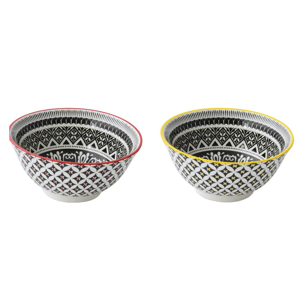 Easy Life Ethnic VersaA 2-Piece 15cm Bowl Set in Box - Multicolored