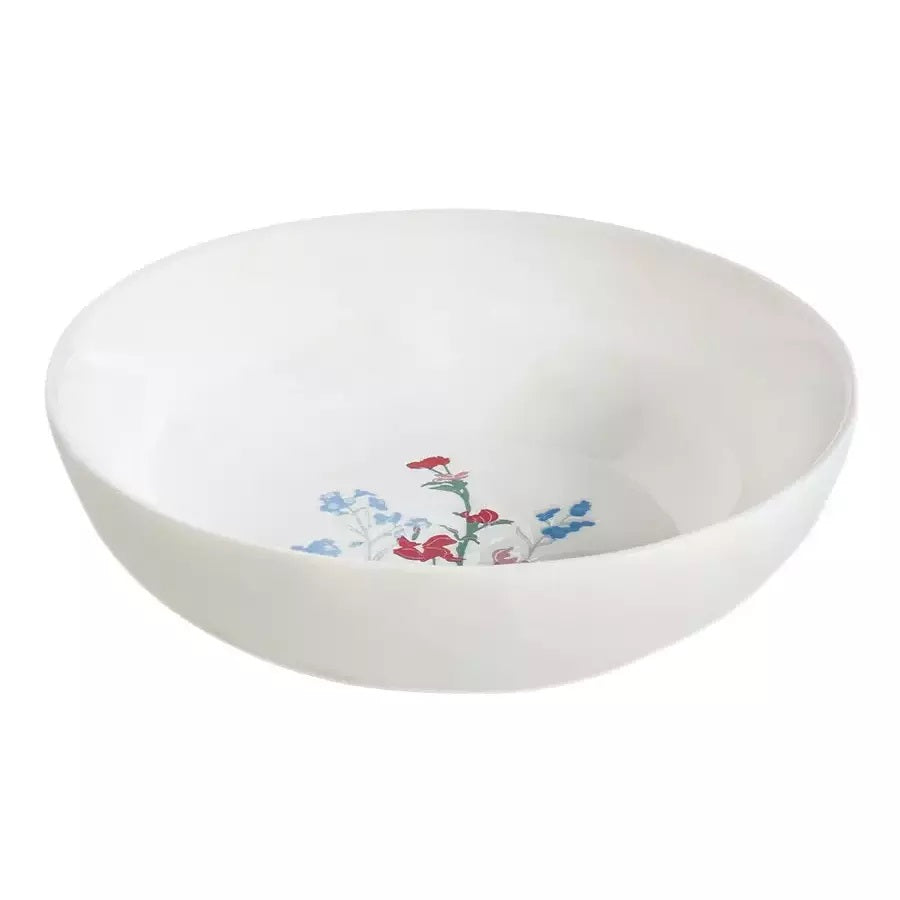 Easy Life Mille Fleurs 18cm Soup Plate - Blue & Red