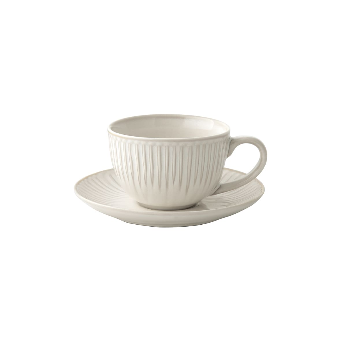 Easy Life Gallery 250ml Cup & Saucer Set - White