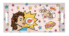 Easy Life Pop Art 40x19cm Tray - Multicolored
