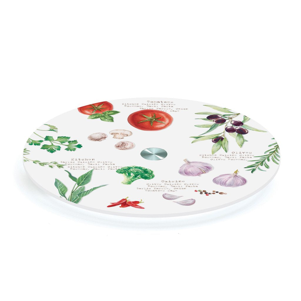 Easy Life Home & Kitchen 32cm Revolving Platter - Multicolored