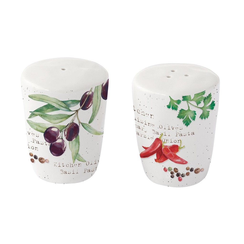 Easy Life Home & Kitchen Salt & Pepper Shakers Set - Multicolored