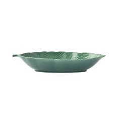 Easy Life Madagascar 26x11.5cm Tropical Leaf Bowl in Box - Green