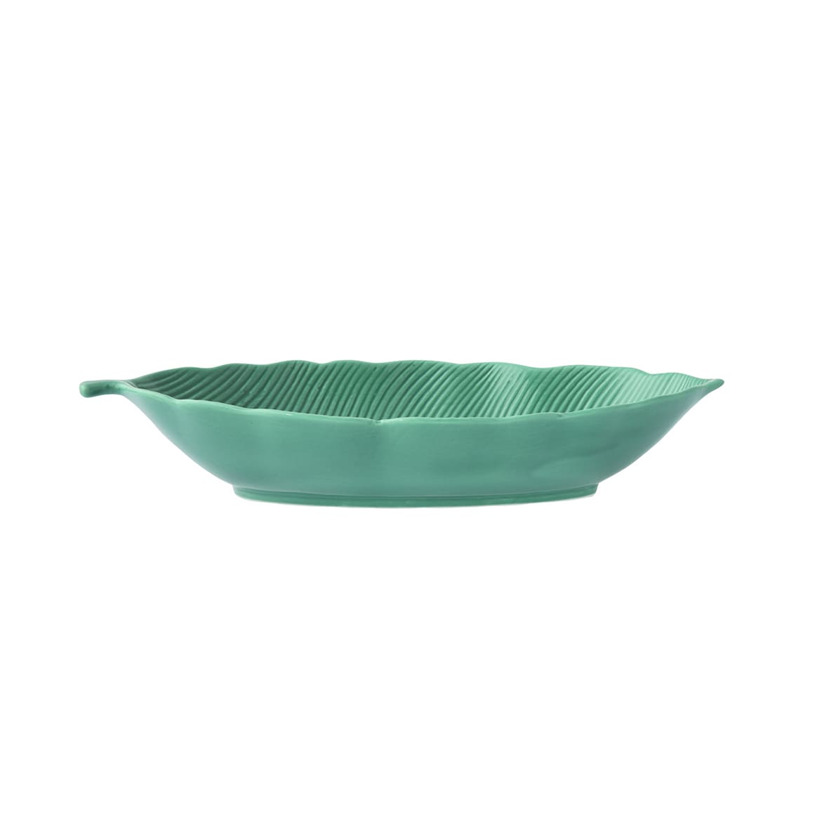 Easy Life Madagascar 26x11.5cm Tropical Leaf Bowl in Box - Light Green