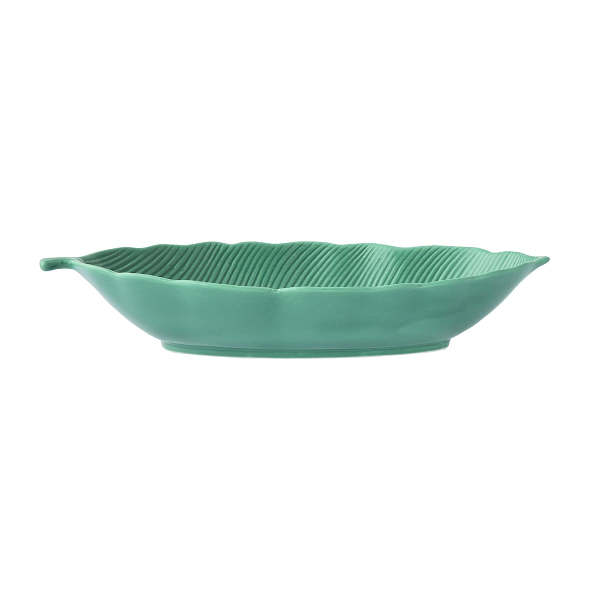 Easy Life Madagascar 36x16cm Tropical Leaf Bowl in Box - Light Green