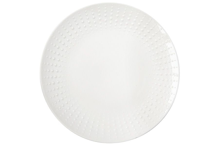 Easy Life Drops 26cm Dinner Plate - white