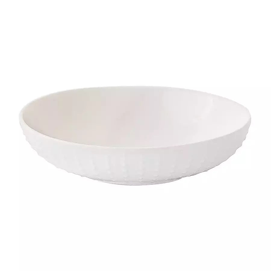 Easy Life Drops 20cm Soup Plate - White