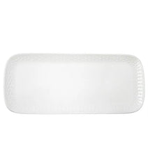 Easy Life Drops 36x16cm Serving Platter - White