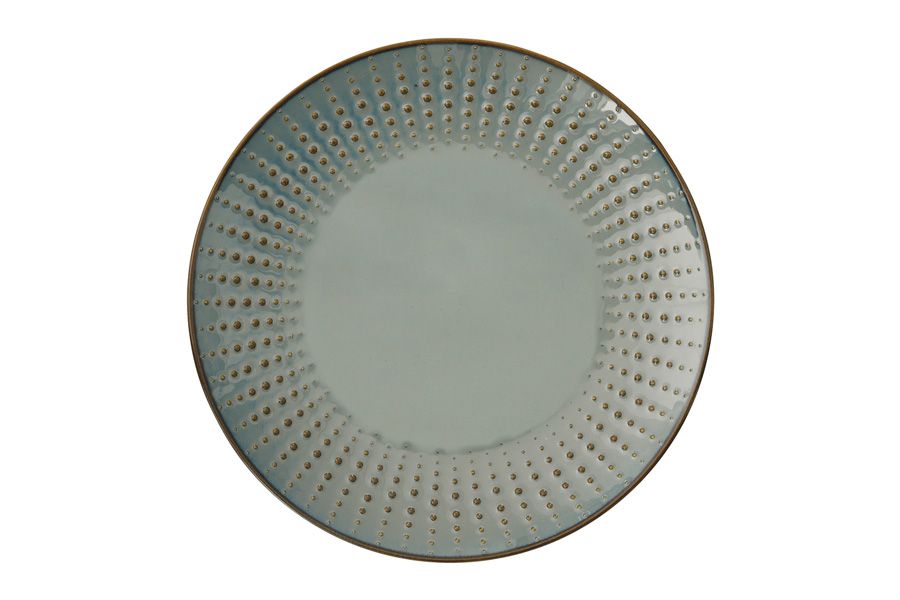 Easy Life Drops 26cm Dinner Plate - Celadon