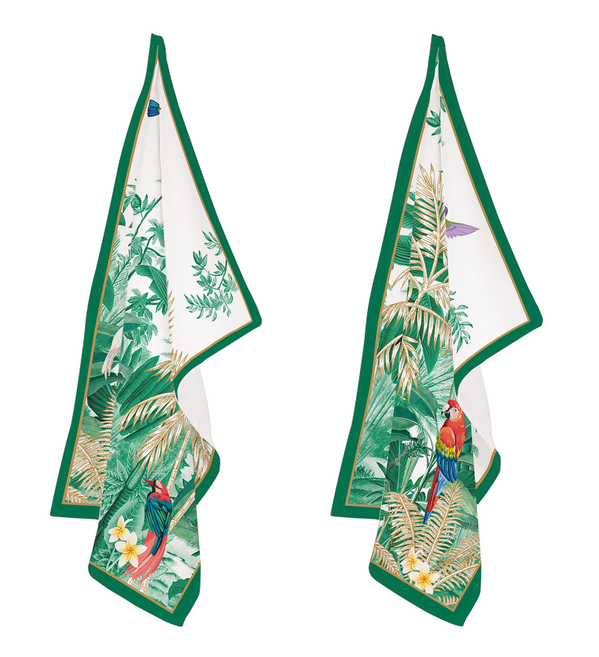 Easy Life Exotic Heaven 2-Piece Kitchen Towel Set - Multicolored