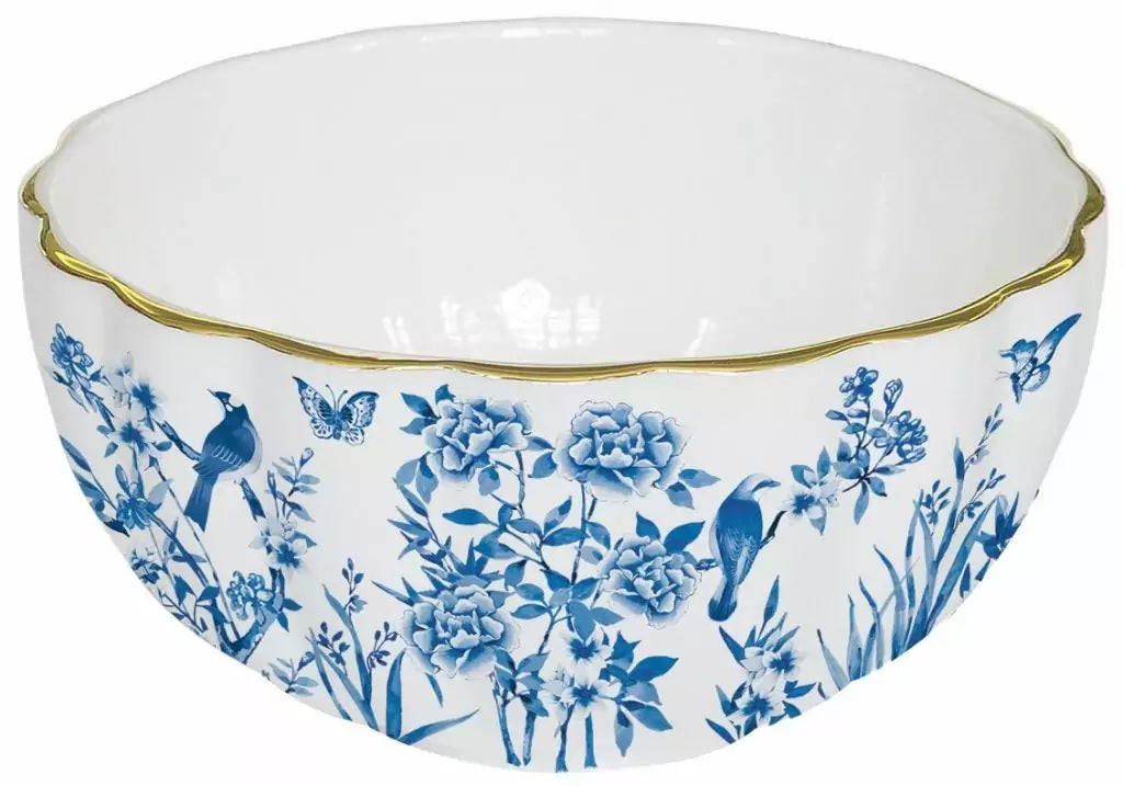 Easy Life Paradise Garden 12cm Bowl in Box - White & Blue