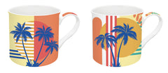 Easy Life Bahia 300ml 2-Piece Mug Set in Box - Multicolored