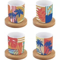 Easy Life Bahia 110ml 8-Piece Coffee Set in Box - Multicolored