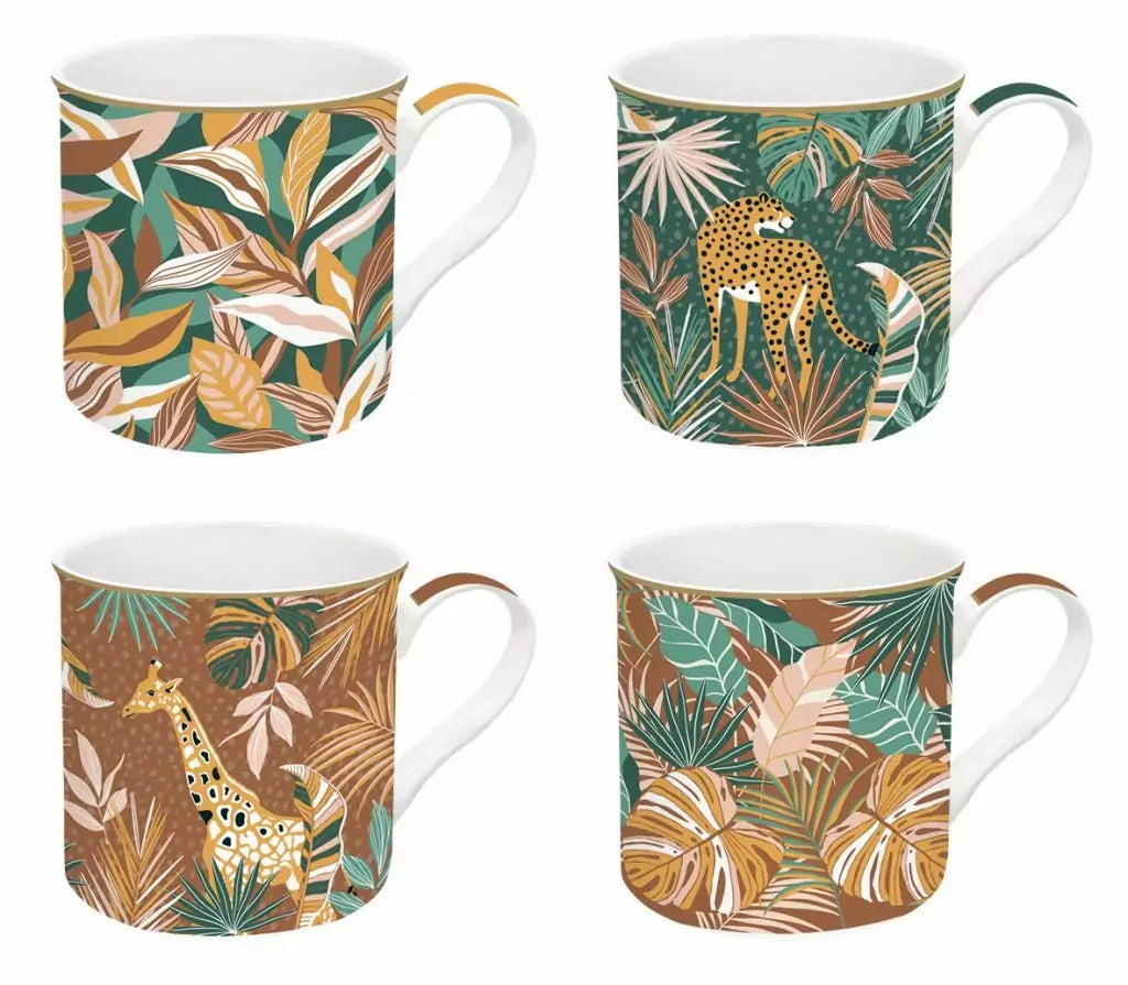Easy Life Namibia 300ml 4-Piece Mug Set in Box - Multicolored