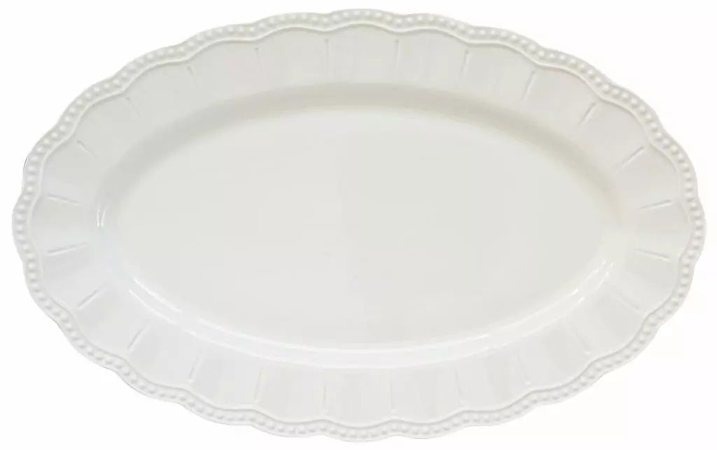 Easy Life Elite 36x23cm Oval Tray - White