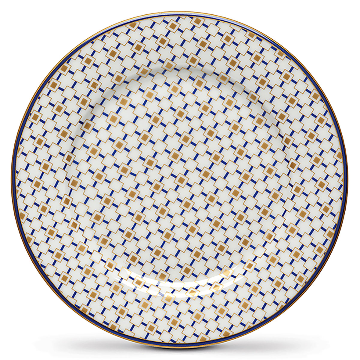 Easy Life Charles 19.5cm Side Plate - Blue & Gold