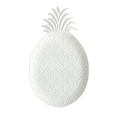 Easy Life Madagascar 28x17cm Pineapple Serving Platter in Box - White