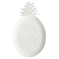 Easy Life Madagascar 36x21.5cm Pineapple Serving Platter in Box - White