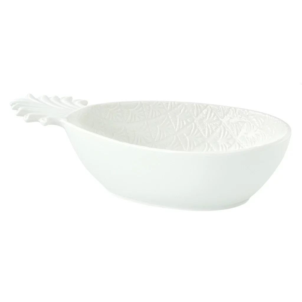 Easy Life Madagascar 30x19cm Pineapple Bowl in Box - White