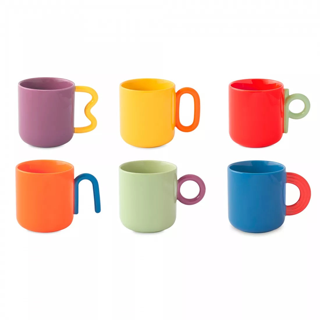 Easy Life Creative 100ml 6-Piece Coffee Cup Set in Box - Multicolor