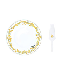 Easy Life Mimosa Cake Serving Set in Box - Multicolored