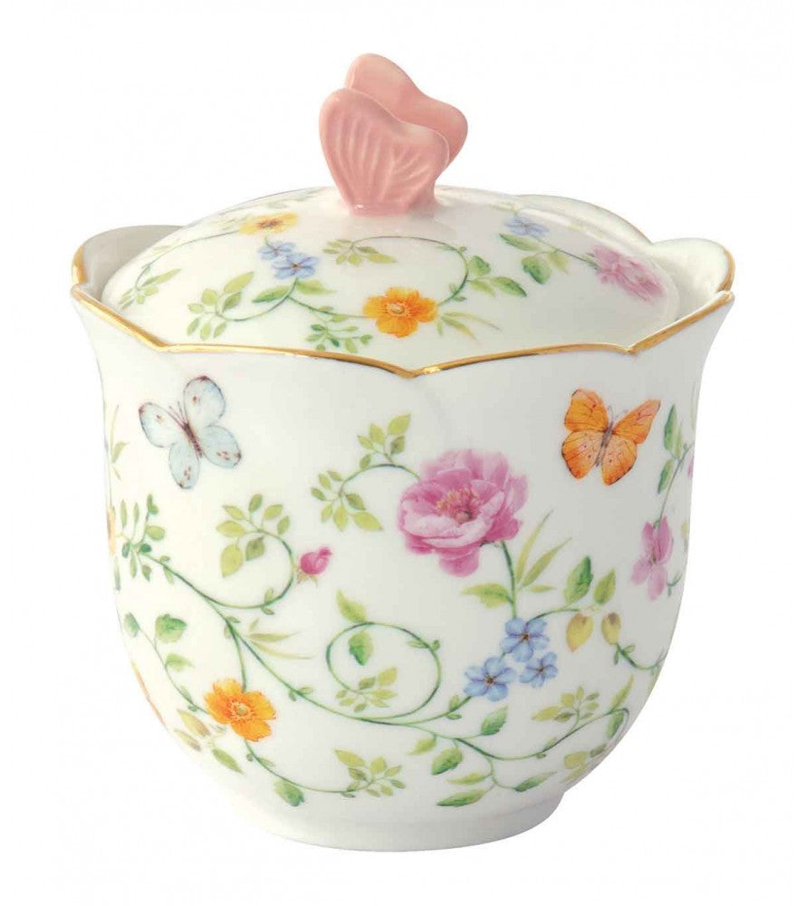 Easy Life Dancing Butterflies 220ml Sugar Bowl in Box - Multicolored