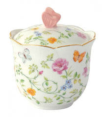 Easy Life Dancing Butterflies 220ml Sugar Bowl in Box - Multicolored
