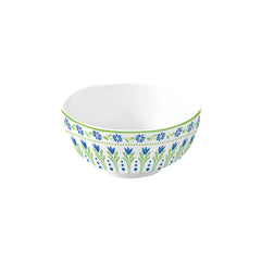 Easy Life Flowers Garden 12cm Bowl - Blue & Green