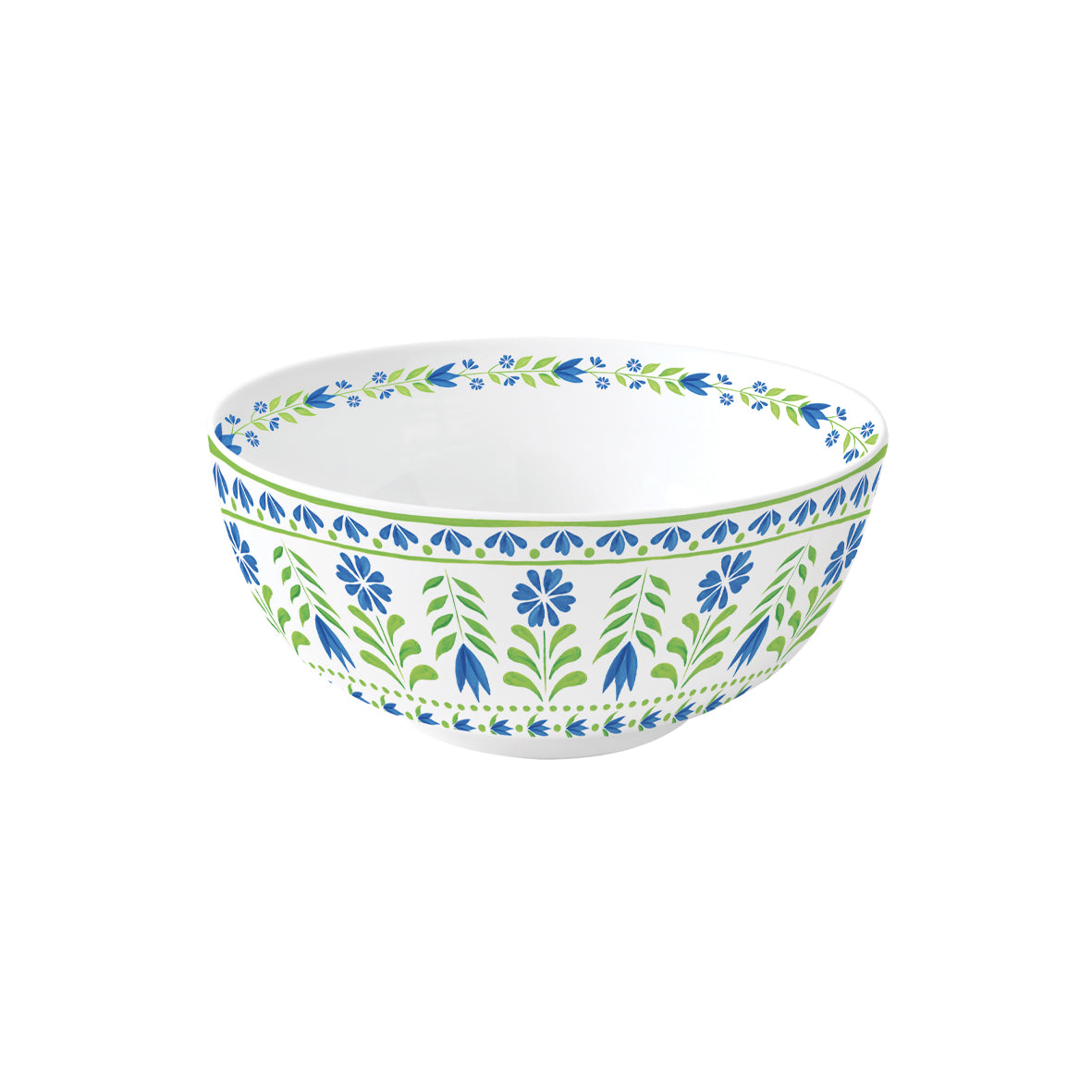 Easy Life Flowers Garden 15cm Bowl in Box - Blue & Green