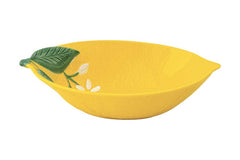 Easy Life Fleurs et Citrons 22x16cm Bowl - Yellow