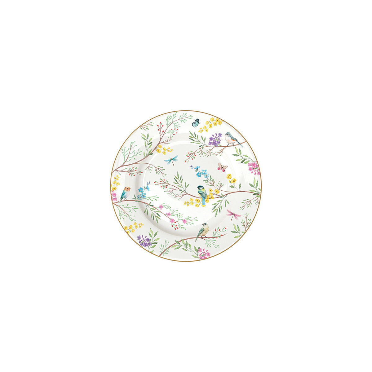 Easy Life Birds Melody 19cm Side Plate - Multicolored