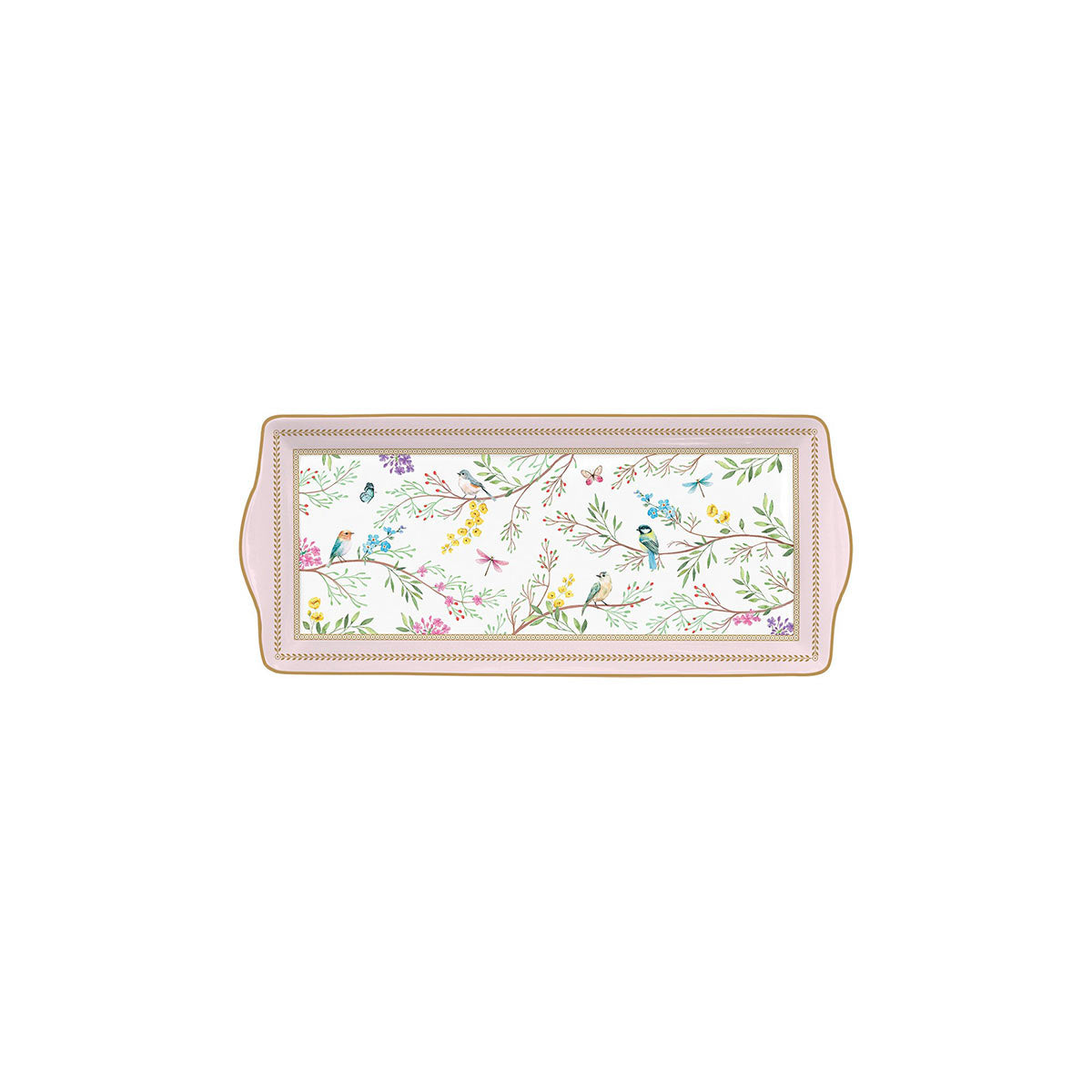 Easy Life Birds Melody 35x15cm Serving Plate in Box - Multicolored
