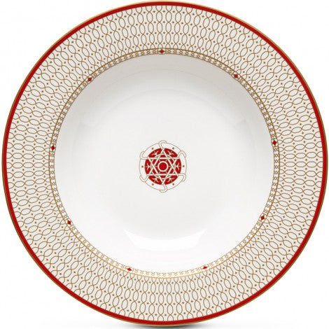 Easy Life Kashmir 21.5cm Soup Plate - Red