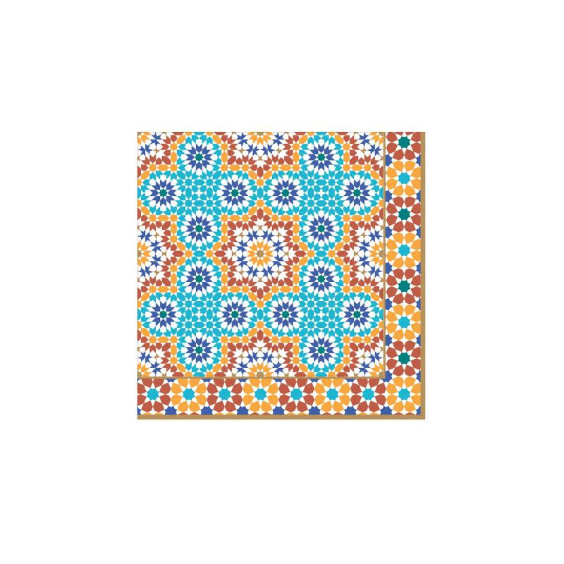 Easy Life Marrakech 20-Piece Paper Napkin Set - Multicolored