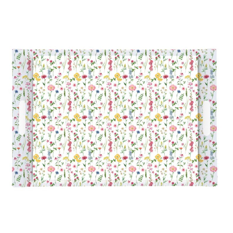 Easy Life Meadow Flowers 49x34cm Tray - Multicolored