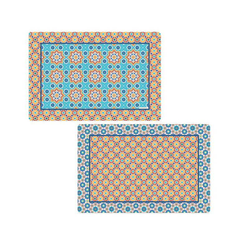 Easy Life Marrakech 45x30cm Double-Sided Placemat - Multicolored
