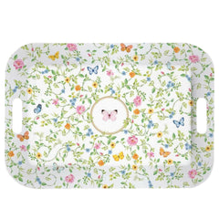 Easy Life Dancing Butterflies 53x38cm Tray with Handles - Multicolored