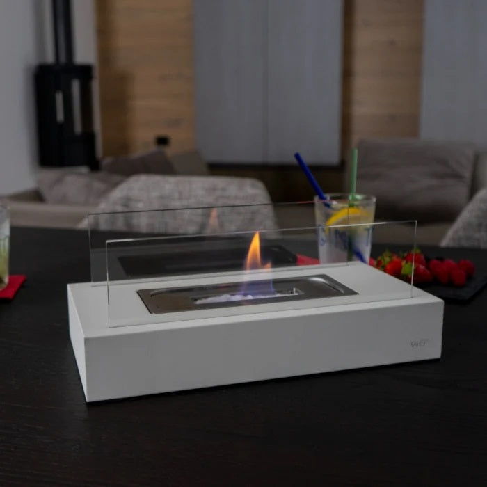 Easy Life Bioethanol Fireplace Centerpiece - White