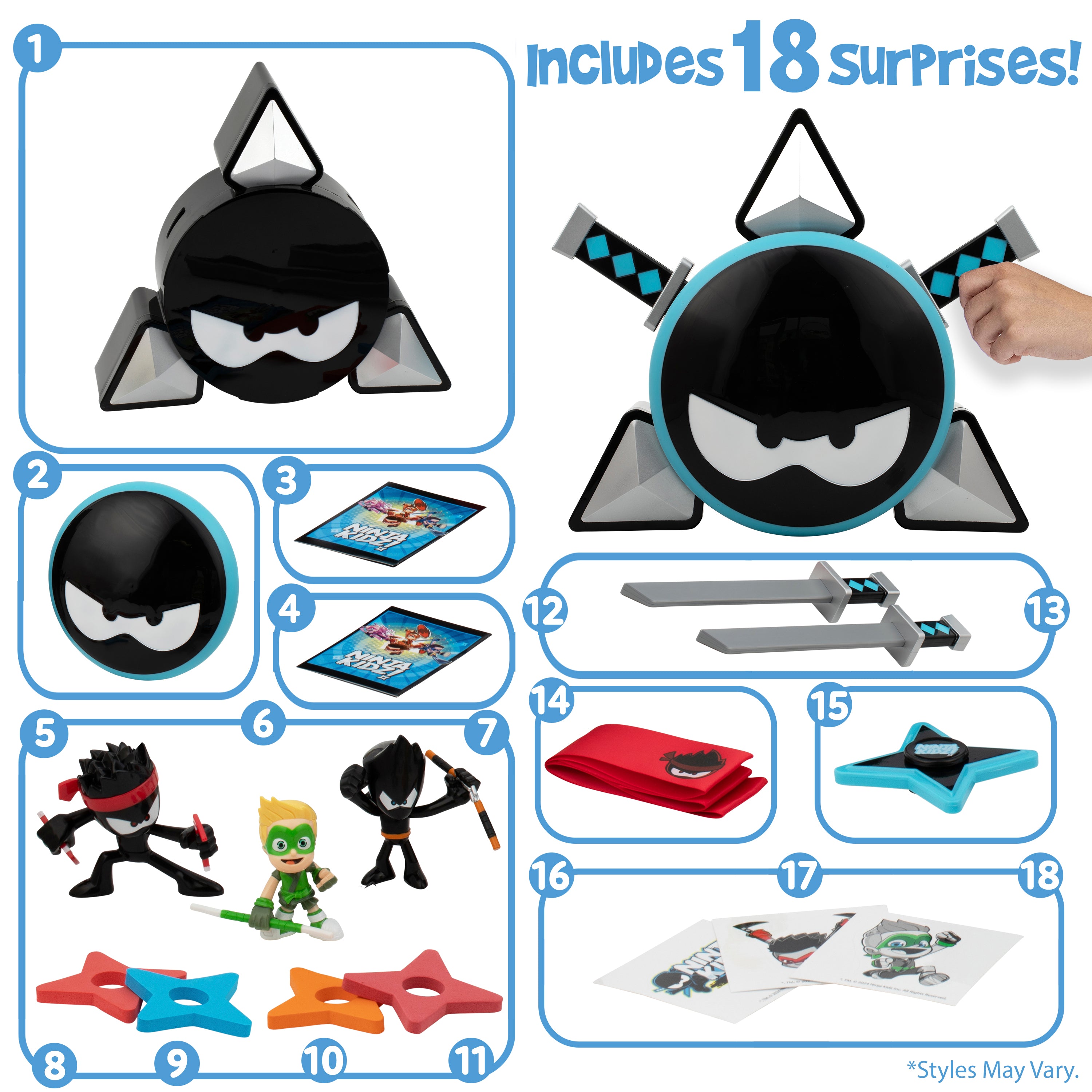 Ninja Kidz Mystery Warrior Pack