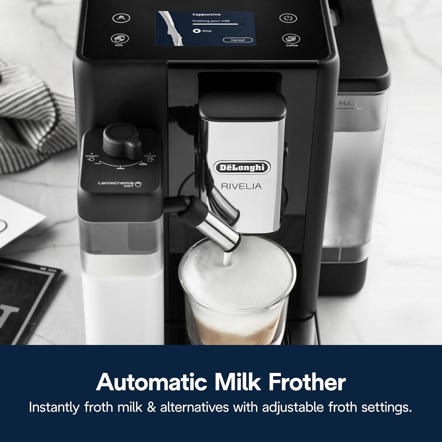 Rivelia Pebble Grey | One Touch Coffee Machine Rivelia Pebble Grey | One Touch Coffee Machine