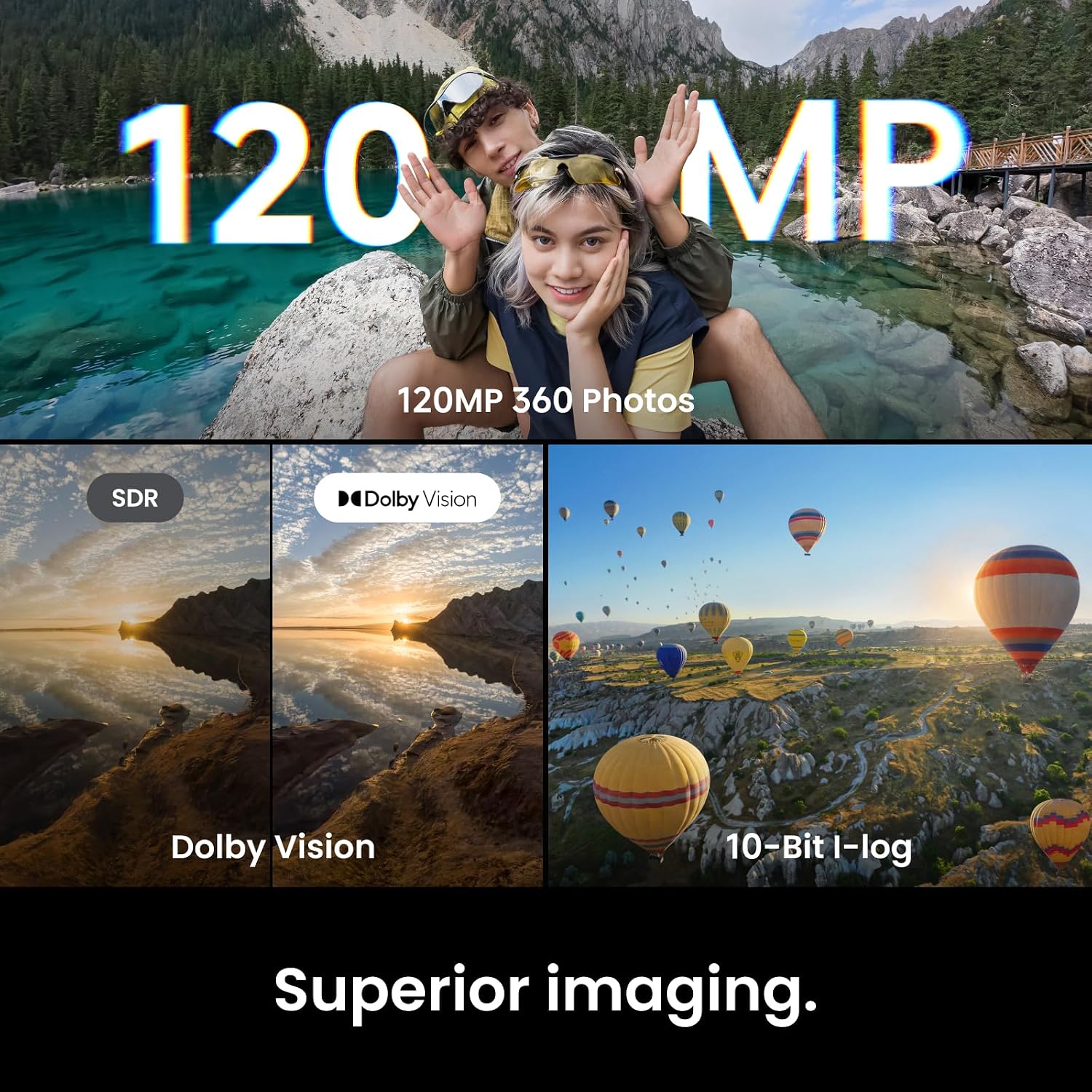 Insta360 X6 360° Camera Essentials Bundle – 8K 1-Inch Dual Sensors