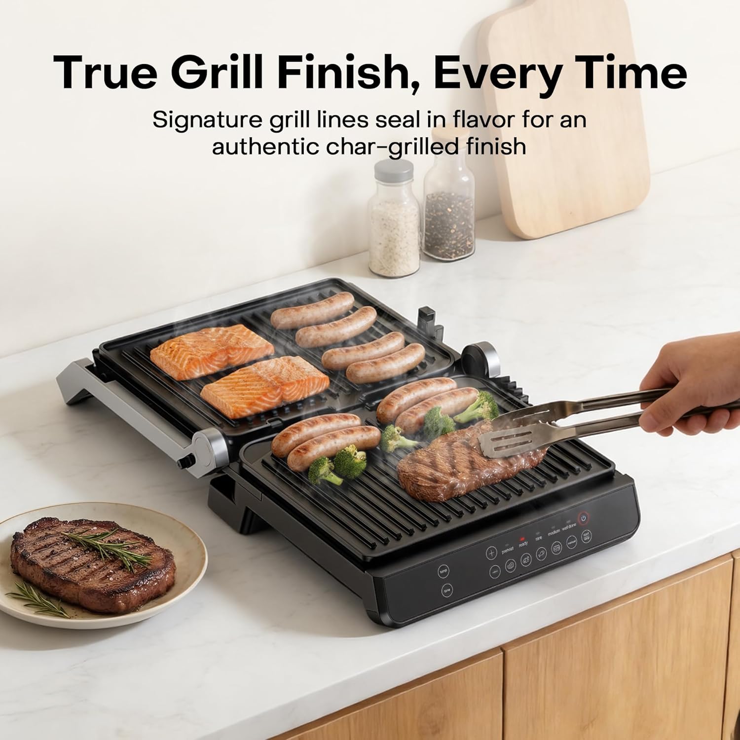 Nutricook 2000W Ceramic Contact Grill Nutricook 2000W Ceramic Contact Grill