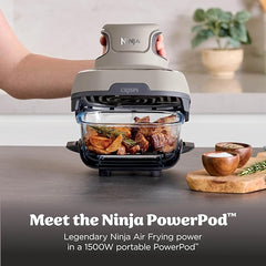 Ninja CRISPi 4-in-1 Portable Glass Air Fryer - Stone