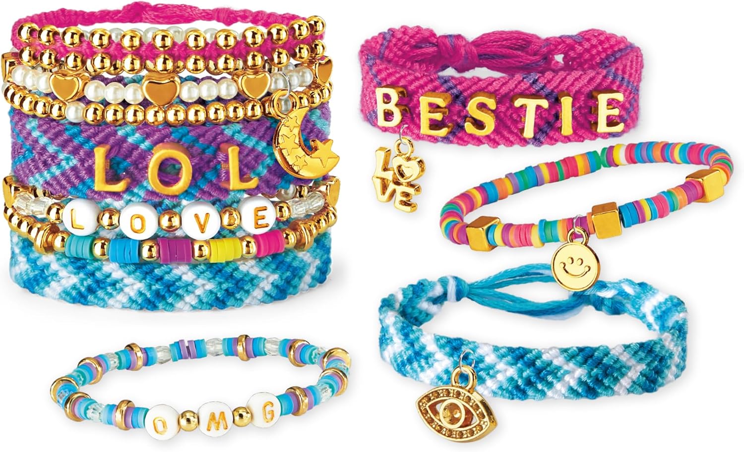 Shimmer 'N Sparkle A to Z Fashion Bracelets