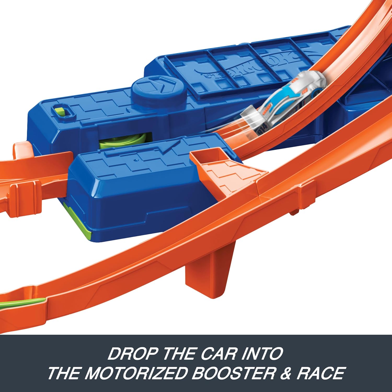 Hot Wheels Toy Car Track Set, Stunt Track Mid-Air Crash