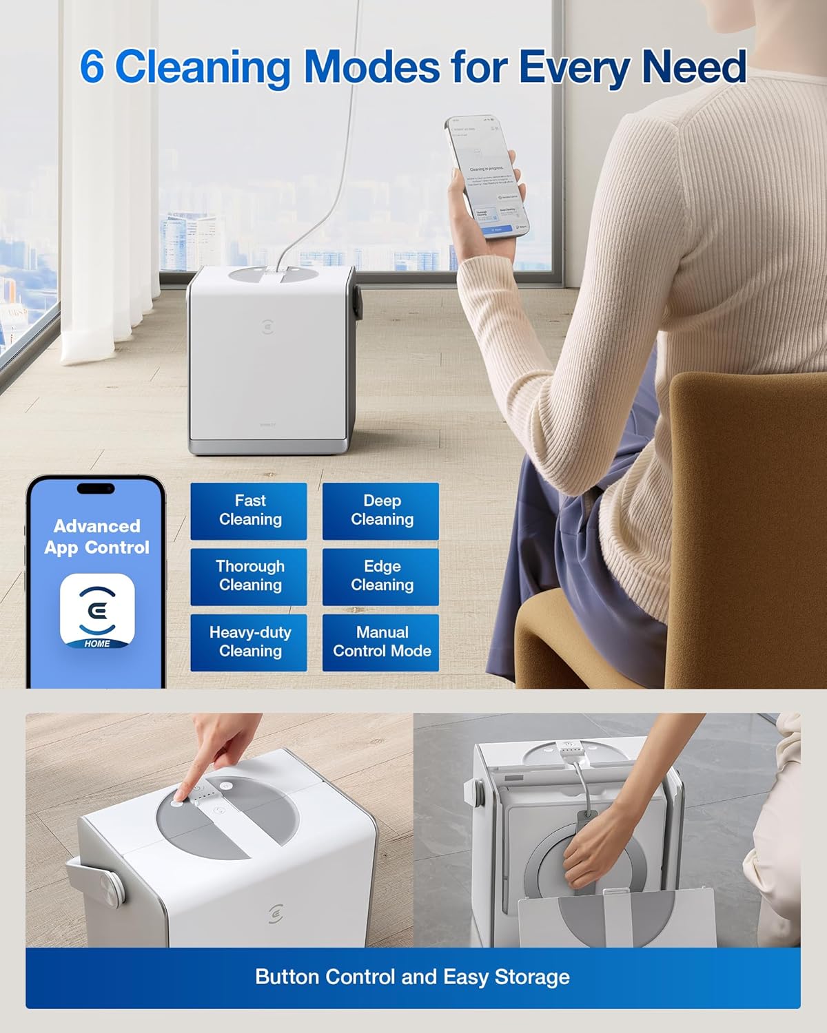 ECOVACS WINBOT W2 PRO Omni Portable Window Cleaning Robot