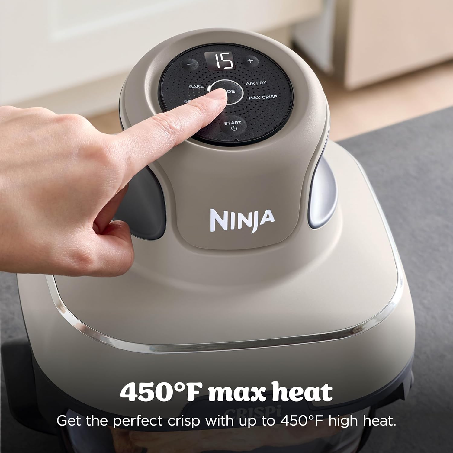 Ninja CRISPi 4-in-1 Portable Glass Air Fryer - Stone