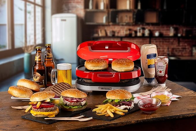 Ariete Burger Maker - Red