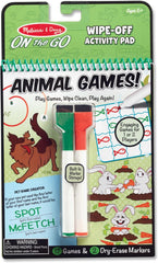 Melissa & Doug Wipe - Off Activity Pad - Animals